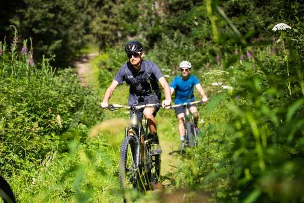 Sentier VTT à Méribel 
