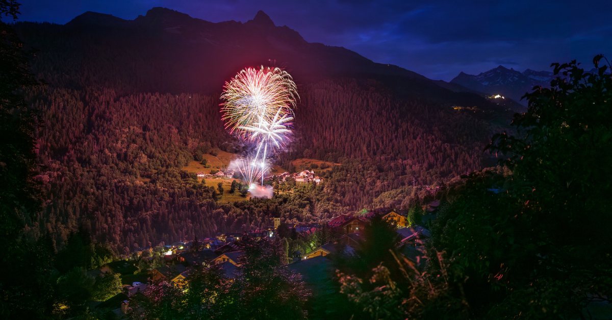 14 juillet Méribel Savoie