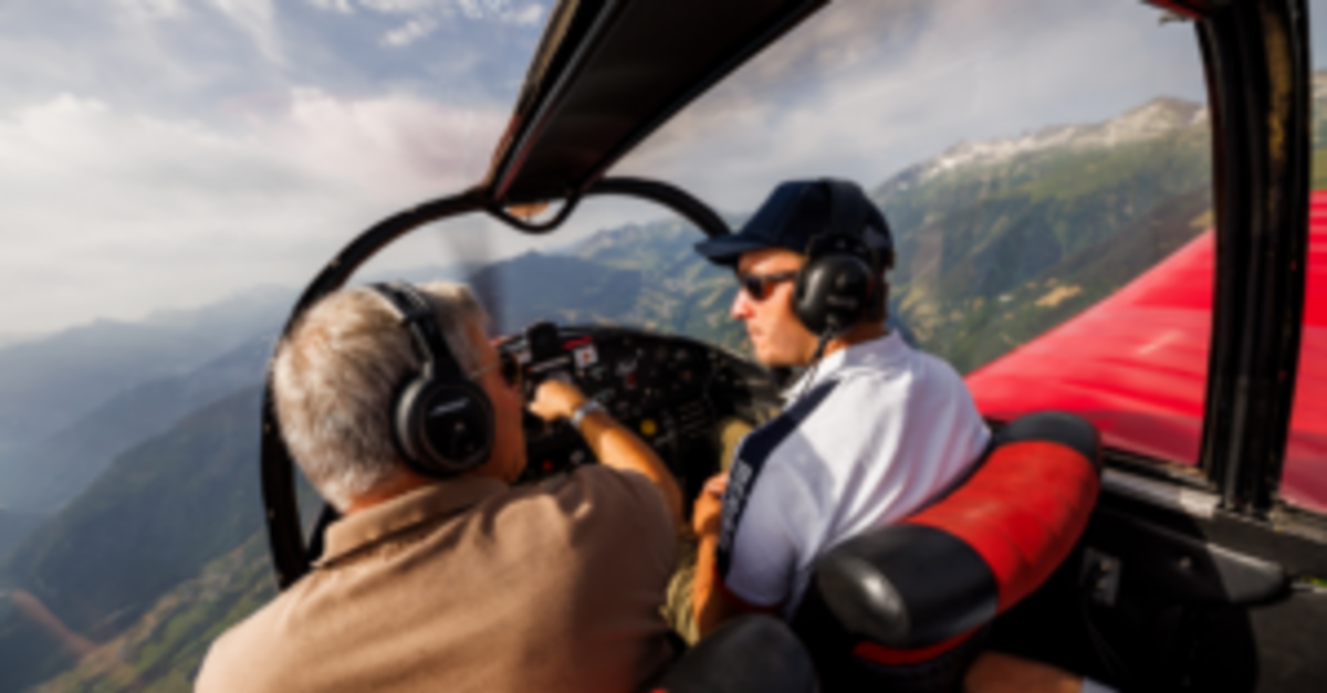 J'ai testé un vol en avion avec de Méribel Méribel
