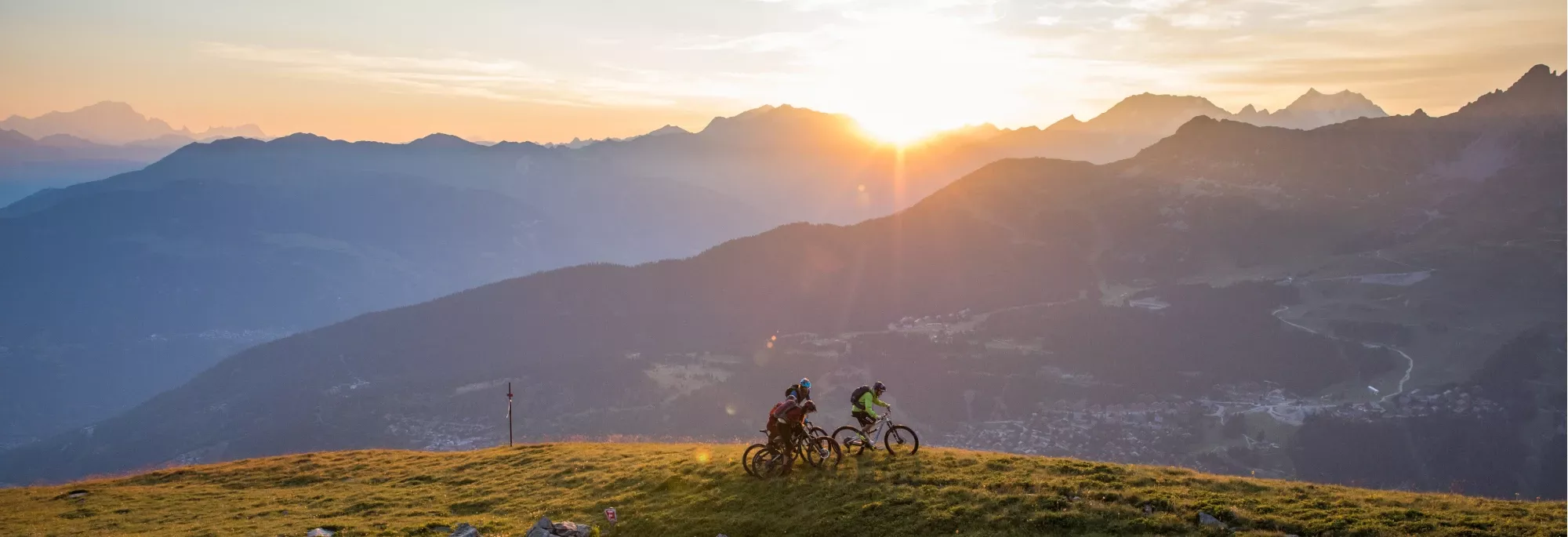 VTT sur les crêtes à Méribel