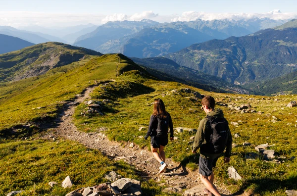 randonnée nature sur les cretes à Méribel