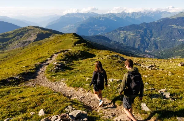 randonnée nature sur les cretes à Méribel