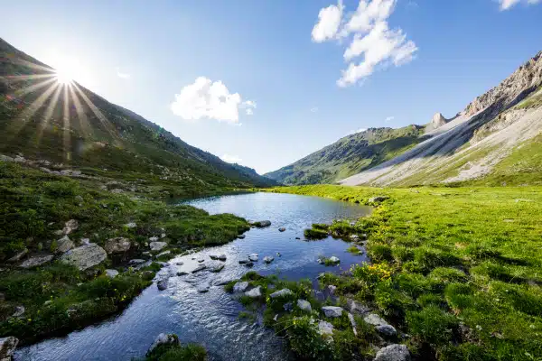 Randonnée lac des fées à Méribel